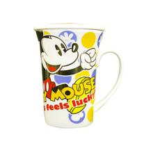 Disney Small Mug With Cover Lid (White) -1 Pc