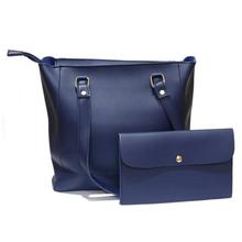 Blue 2 in 1 Tote Bag For Women