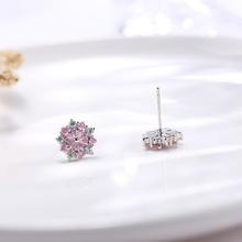 Flower earrings _ Wanying jewelry flower earrings s925