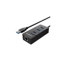 Orico  3 Port USB 3.0 Hub with Gigabit Ethernet Adapter - HR01-U3-V1