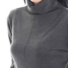 Ampersand Ladies Knit Long Sleeve Pullover High Neck 1112