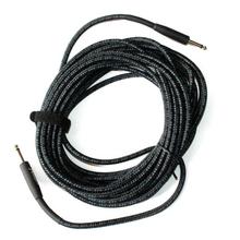 Black Straight Jack Guitar Audio Cable - (3 Meter)