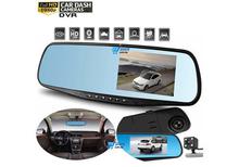 Car DVR Rear view Mirror Video Recroder 4.3" inch Car Camera Dual lens