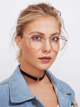 Clear Frame Cat Eye Glasses