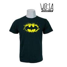 WO:SA "Batman" Print Black Unisex Tees