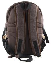 Decon Brown Black Hemp Backpack, Rucksack, Travelpack