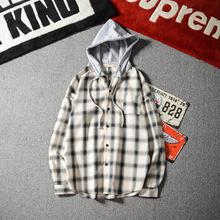 Long-sleeved shirt _ autumn new men's Korean fashion plaid