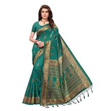 Anni Designer Women's Art silk with blouse piece Saree