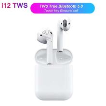 i12 TWS True Wireless Touch Control Bluetooth 5.0 Earphones (Android/iOS)