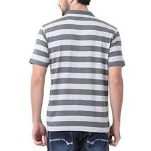 Classic Polo Striped Grey Casual T-shirt