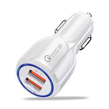 Olaf Car USB Charger Quick Charge 3.0 2.0 Mobile Phone Charger 2 Port USB Fast Car Charger for iPhone Samsung Tablet Car-Charger