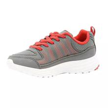 Goldstar Grey / Red Sports Shoes For Kids - Alba 01