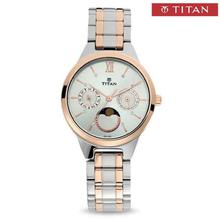 Titan Neo Silver Dial Watch For Women - (2590KM01)