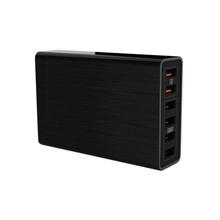 VEDFUN TurboCube D620 Six Ports Quick Charge 3.0 + SDDC Technology USB Charger, For iPhone, Galaxy, Huawei, Xiaomi, LG, HTC and other Smartphones, Rechargeable Devices, EU/US/UK Plug