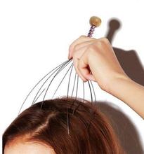 Metal Octopus-Shaped Scalp Head Massager Scratcher