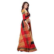 SALE - GoSriKi Art Silk with Blouse Piece Saree