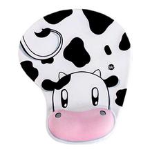 Quelima Cow Mouse Pad Creative Wrist Mouse Pad Support Laptop