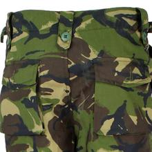 Green Straight F.V Camouflage Print Pants For Men