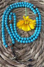 Nirvana Light Blue Turquoise Stone Beaded Prayer Mala