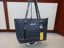 Michael Kors Printed Black Hand Bag