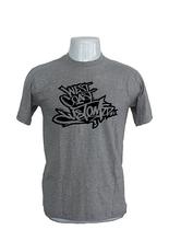 Wosa - Grey West Coast Customs Graffiti Printed T-shirt For Men