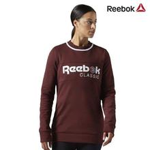 Reebok Maroon Iconic Crew Neck Sweatshirt For Women - BP8294