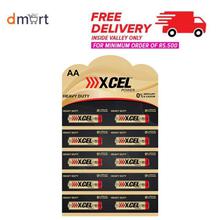 Pack Of 10 Xcel Power Heavy Duty AA Batteries