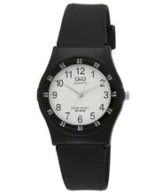 Q&Q Black Strap Analog Watch For Men-Vq04J003Y