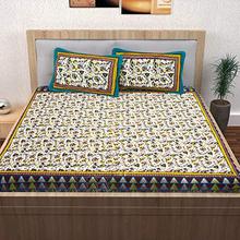 Story@Home 120 TC 100% Cotton Printed 1 Double Bedsheet with
