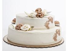 Vanilla Cake with special flower design