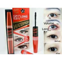 Sivanna Colors Super Model 5X Long Deep Black Waterproof Mascara - 4.5G