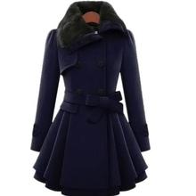 (SALE) Winter Coat Women Trench Women's Coat 2018 Brand Woolen Coat