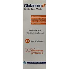 GLUTACOM Gentle Face Wash, With Kojic Acid Skin Whitening Formula, 100ml