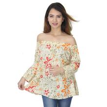 Multicolored Off Shoulder Top For Women (WTP4692)