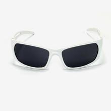 Sports Style Black Lens Sunglasses For Kids - White