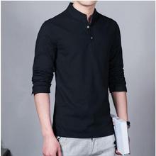 New long-sleeved bottoming shirt _ men's shirt simple