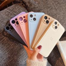 For iPhone 15 14 7 Plus 12 Pro Max 13 XR X Leather Phone Case with Logo Camera Protection Phone Case for iPhone 11 XS Max 12 13 Pro Max 8+
