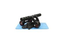 3-Wheeled Abdominal Roller With Mat