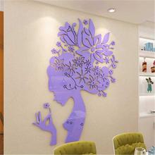 3D Acrylic Wall Sticker Hello Kitty For Living Room Decoration  Small Size