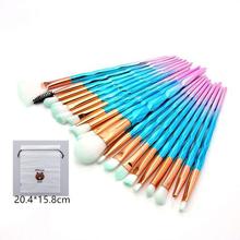 20Pcs Diamond Makeup Brushes Set Powder Foundation Blush