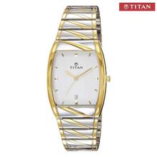 Titan 9315BM01  Karishma Analog White Dial Watch For Men