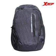 Xtep Black Front Zip Pocket Backpack (Unisex) - 982337110984