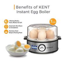 Kent Instant Egg Boiler 360-Watt (Transparent and Silver