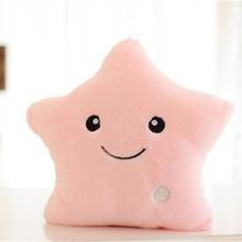 Luminous Pillow Star Cushion Colorful Glowing Pillow Plush