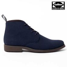 Caliber Shoes Blue Lace Up Lifestyle Boots For Men - ( 634 SR )
