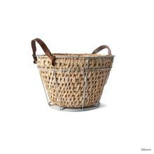 Kolpa Hash Brown "KHOSTA" Cornhusk Basket With Metal Frame