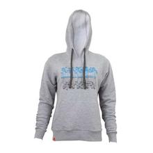 Wildcraft Printed Hoodie Sweatshirt For Women - Light Grey