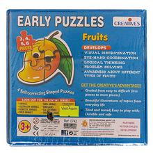 Creative Educational Aids Early Puzzles (Fruits) – Blue