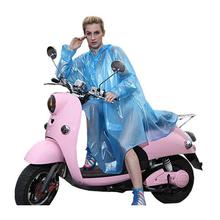 Transparent Fashionable Blue Single Raincoat