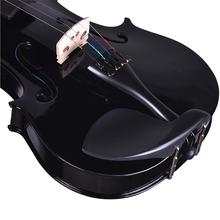 Kadence, Vivaldi 4/4 Violin With Bow, Rosin, Hard Case V001 (Black)